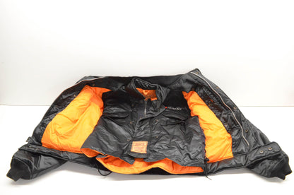Schott Large Black Suzuki Riding Jacket With Vest NOS