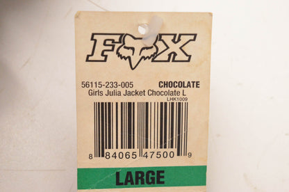 Fox Racing 56115-233-005 Large Girls Julia Jacket NOS