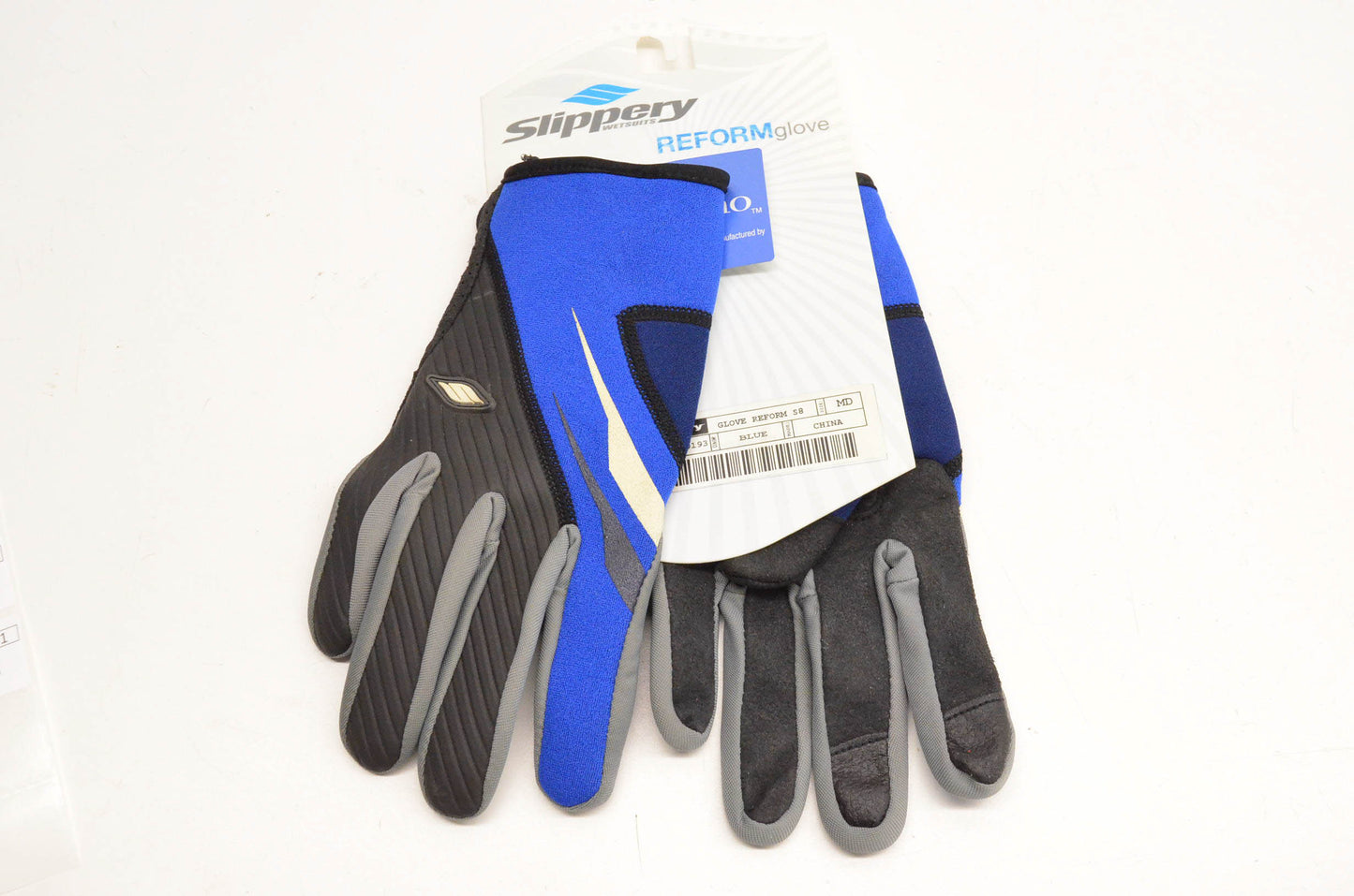 Slippery 3260-0193 Blue Medium Reform Gloves NOS