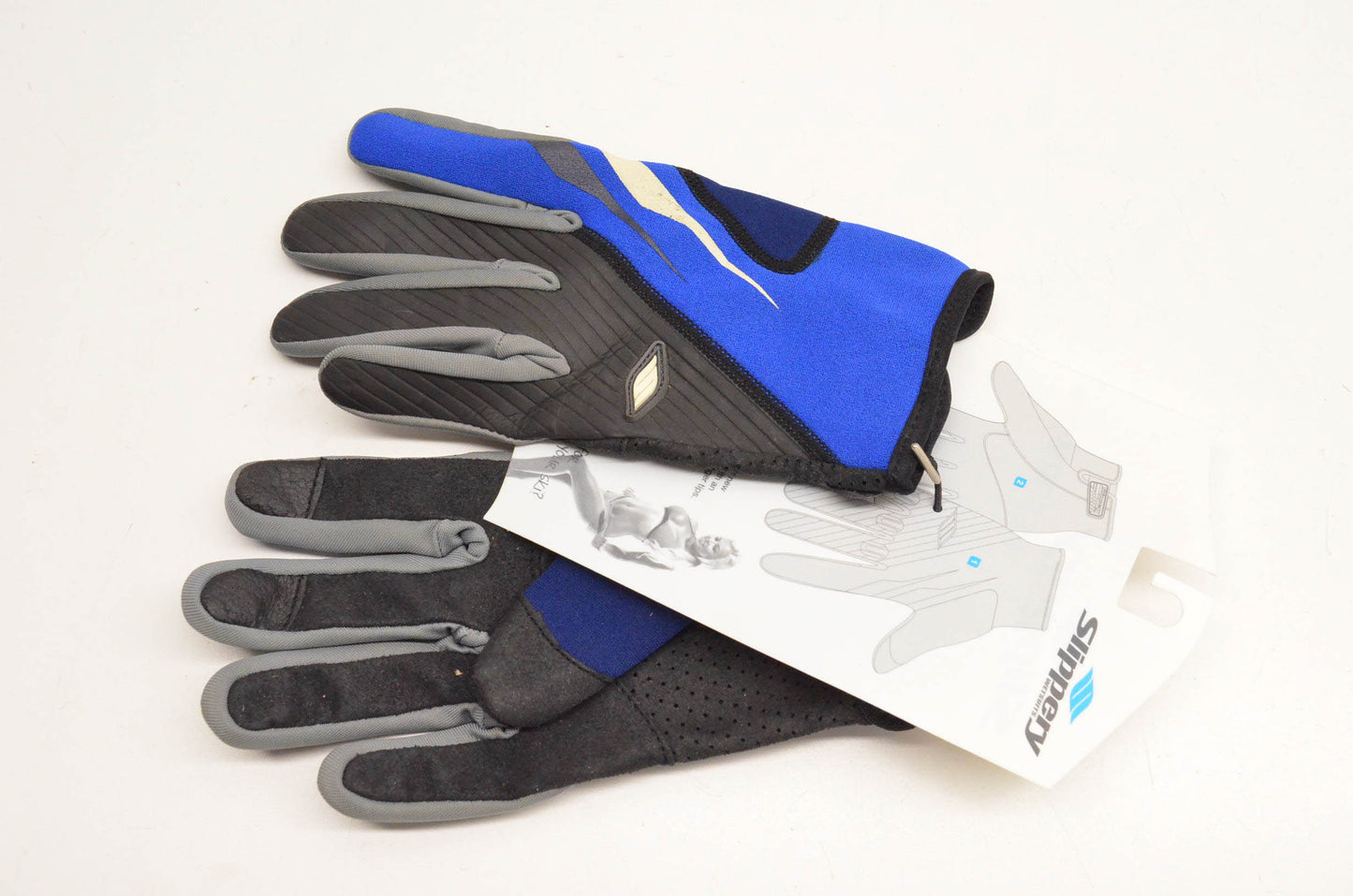 Slippery 3260-0193 Blue Medium Reform Gloves NOS