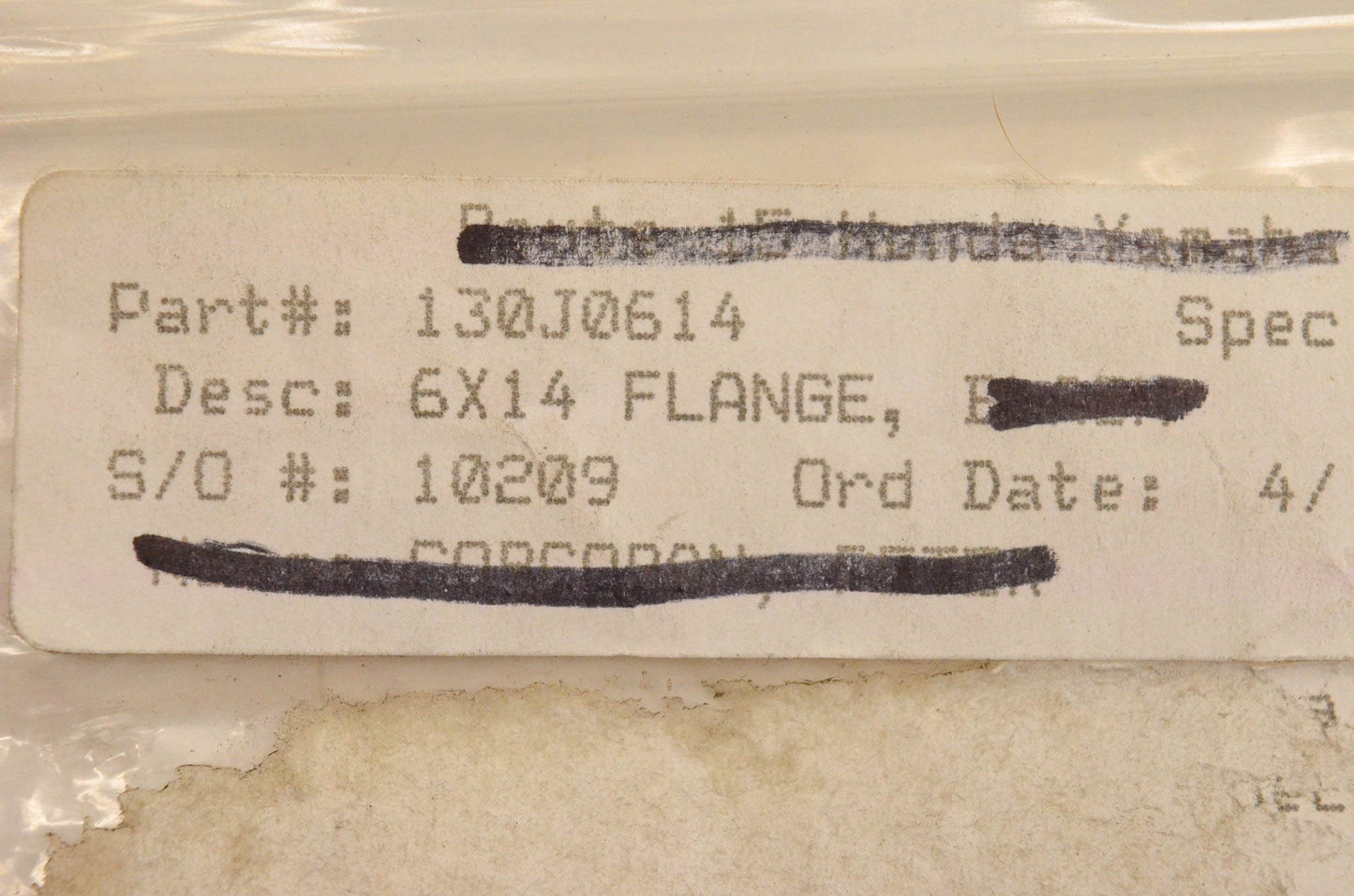 New OEM Kawasaki 130J0614 Flange Bolt 16x9 NOS