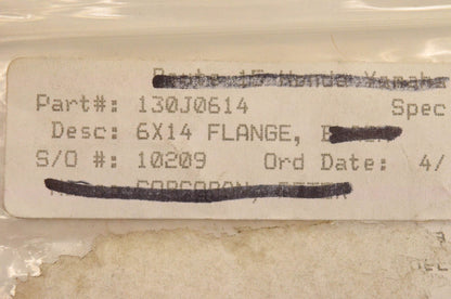 New OEM Kawasaki 130J0614 Flange Bolt 16x9 NOS