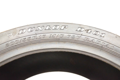 Dunlop 3016-45, 0302-0407 D401 Harley Davidson 200/55R17 M/C Radial Tire NOS