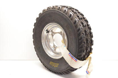 ITP KIT-450L Holeshot XCR AT22x7-10 4 Hole Silver Rim Tire NOS