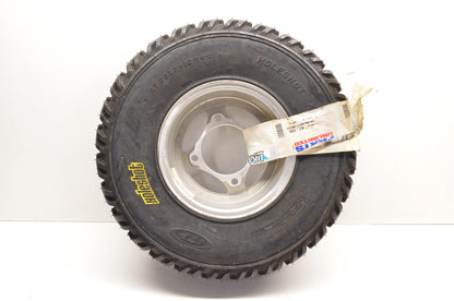 ITP KIT-450L Holeshot XCR AT22x7-10 4 Hole Silver Rim Tire NOS