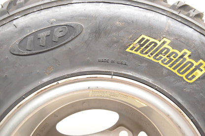 ITP KIT-450L Holeshot XCR AT22x7-10 4 Hole Silver Rim Tire NOS