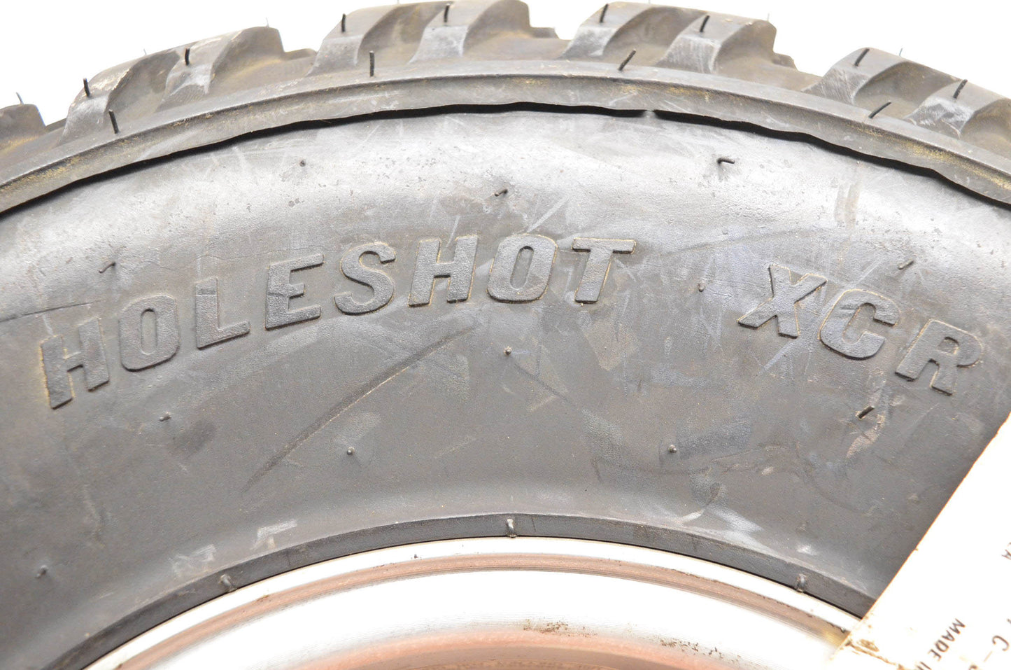 ITP KIT-450L Holeshot XCR AT22x7-10 4 Hole Silver Rim Tire NOS