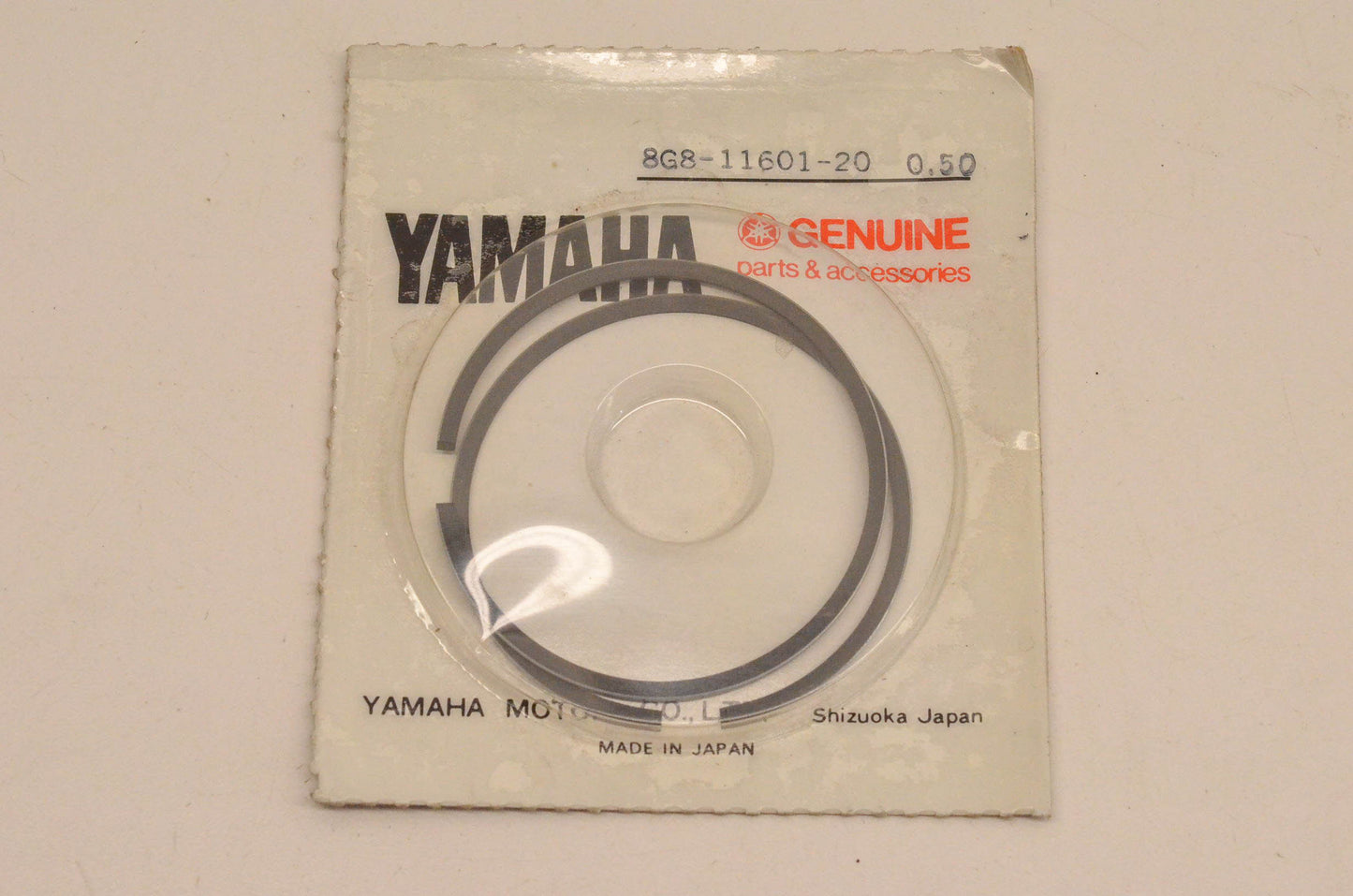 New OEM Yamaha 8G8-11601-20-00 Piston Ring Kit NOS