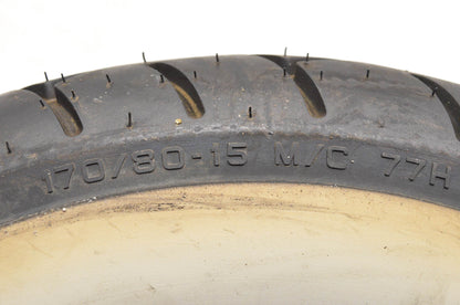 Metzeler ME880 Marathon 170/80-15 M/C 77H Whitewall Rear Tire NOS
