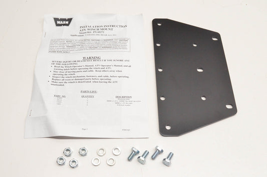 Warn 60272, W60272 Winch Mount Kit NOS