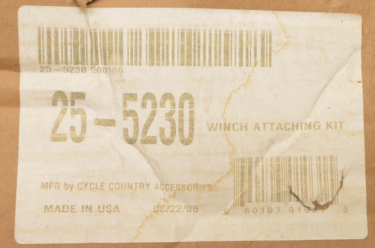 Cycle Country 25-5230 Yamaha Winch Mounting Kit NOS