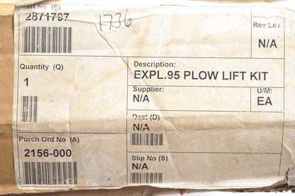New OEM Polaris 2871797 Explorer 95 Plow Lift Kit NOS