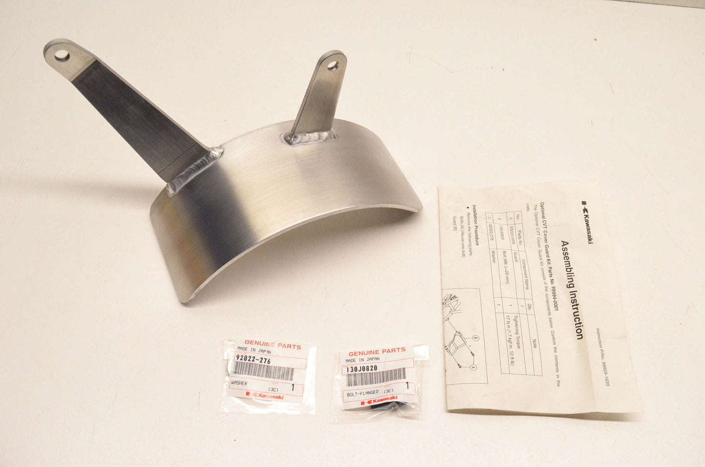 New OEM Kawasaki 99994-0001 CV Cover Guard Kit NOS