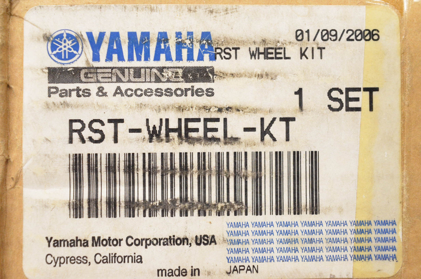 New OEM Yamaha RST-WHEEL-KT Suspension Wheel Kit NOS