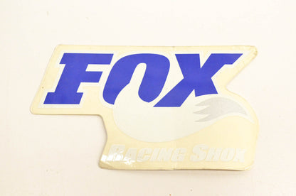 Fox Racing Fox Racing Shox Decal Blue/White Approximately 5"x3" size. NOS