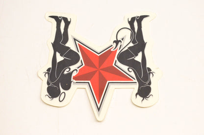 Aftermarket DA1977IN Girl Star Decal 4"x4". NOS