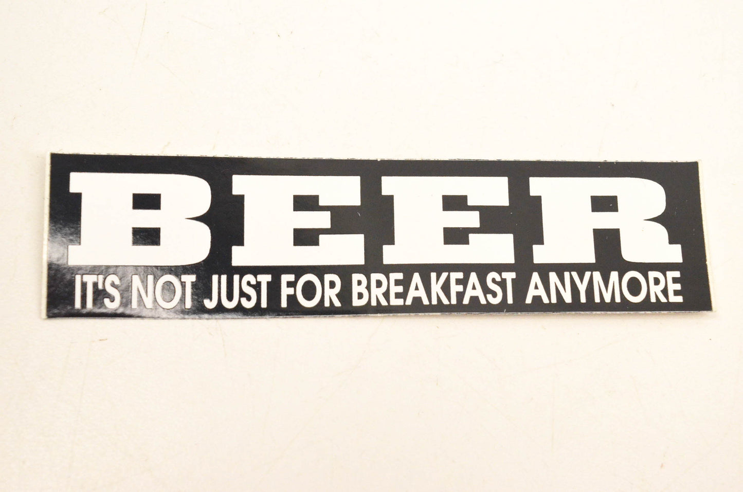 Aftermarket Beer Novelty Beer Decal 4"x1". NOS