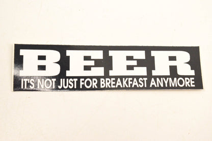 Aftermarket Beer Novelty Beer Decal 4"x1". NOS
