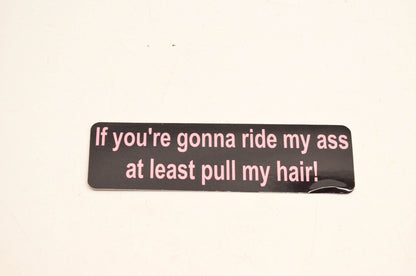 Aftermarket Novelty Decal 3"x1" NOS