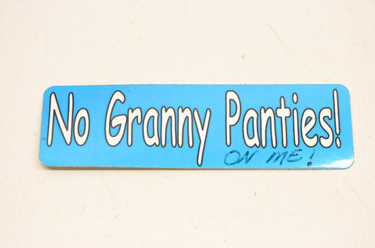 Aftermarket Novelty Decal 3"x1" NOS