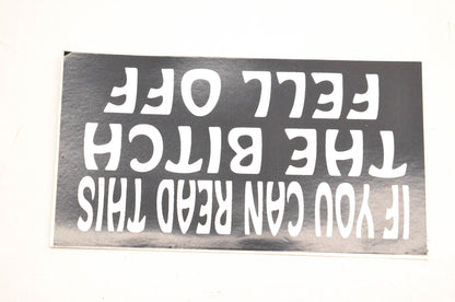 Aftermarket Novelty Decal 4"x2". NOS