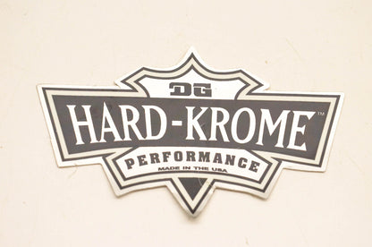 DG Performance Hard-Krome Decal 4.5"x3". NOS
