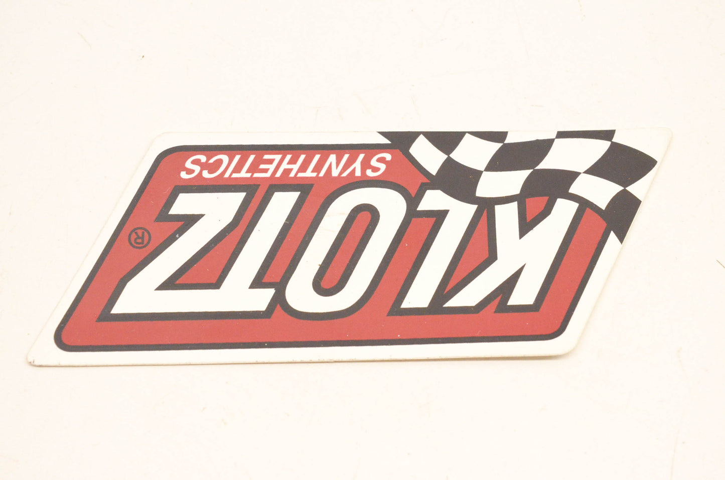 Klotz Synthetics Circle Decal 6"x2". NOS