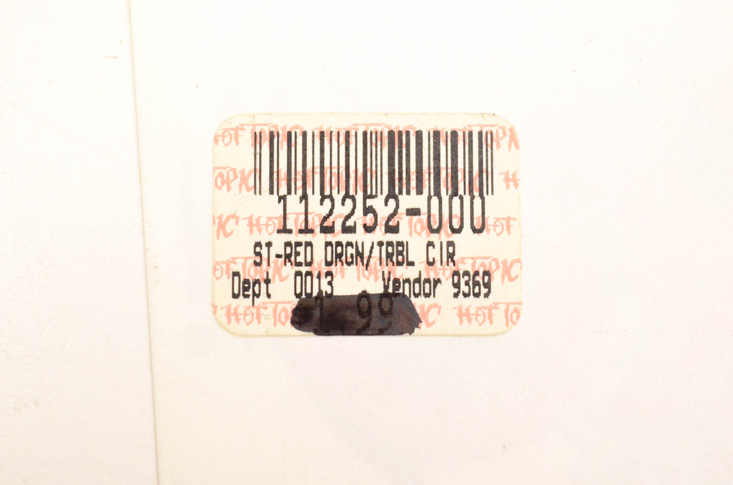 Wizard Wear 112252-000 Red Dragon Tribal Decal 4"x4". NOS