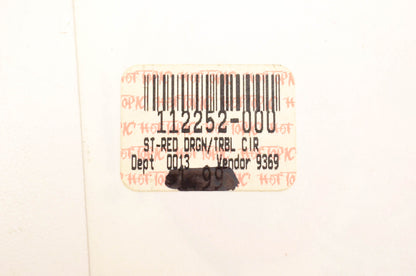 Wizard Wear 112252-000 Red Dragon Tribal Decal 4"x4". NOS