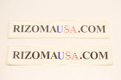 Rizoma Rizomausa.com Decal 6"x1". Qty 2 NOS