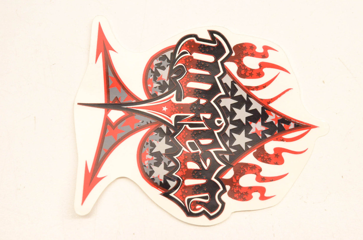 No Fear DA1907IN Dame Spade Design Decal 4"x3.5". NOS