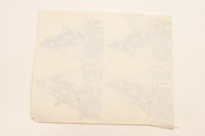 PSR Power Stands Checkered Flag Decal Approx. Size 4"x2" Two per sheet NOS