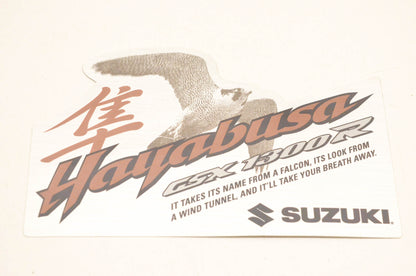 New OEM Suzuki Hayabusa GSX1300R Decal 6"x4". NOS