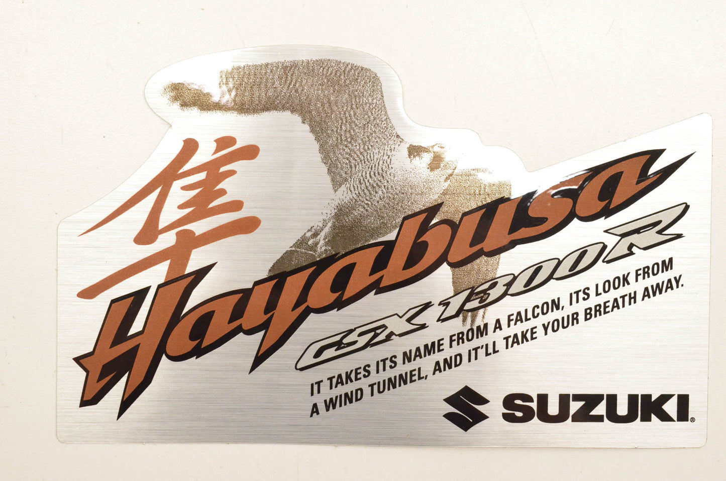 New OEM Suzuki Hayabusa GSX1300R Decal 6"x4". NOS