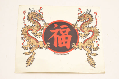 Wizard Wear 01278241 Gold Dragon Happiness Decal 4"x5". NOS