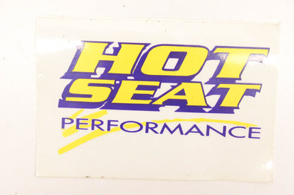 Hot Seat Performance Logo Decal 4"x6". NOS