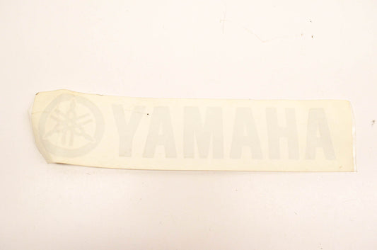 New OEM Yamaha Black Logo Decal 13"x3". NOS