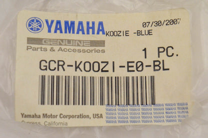 New OEM Yamaha GCR-KOOZI-E0-BL Koozi Blue NOS