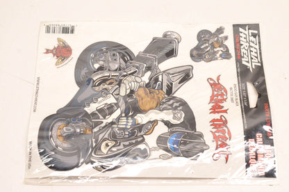 Lethal Threat LT88065 Endo Guy Black Decal Sheet NOS