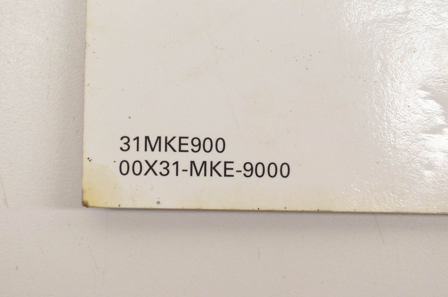OEM Honda 31MKE900 CRF450L Owner's Manual And Offroad Handbook