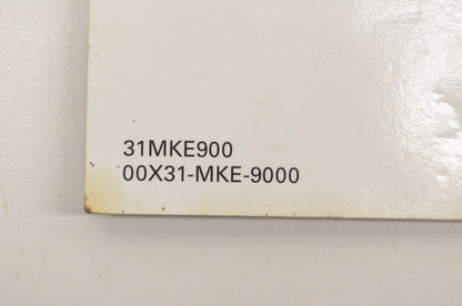 OEM Honda 31MKE900 CRF450L Owner's Manual And Offroad Handbook