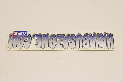 APE Hayabusazone.com Decal 10"x2". NOS