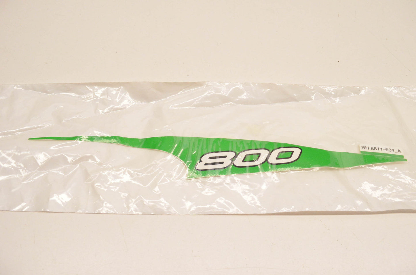 New OEM Arctic Cat 8611-634 Forward "800" Righthand Green Hood Decal NOS