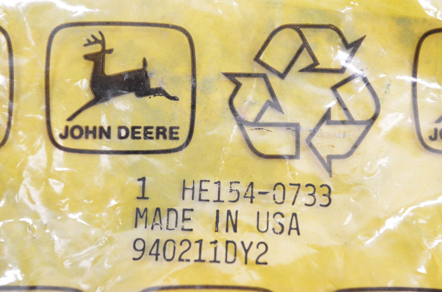 New OEM John Deere HE154-0733 Gasket NOS