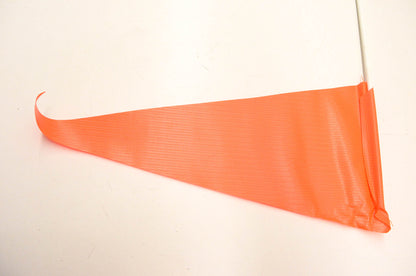 Aftermarket Orange Triangle Safety Flag NOS