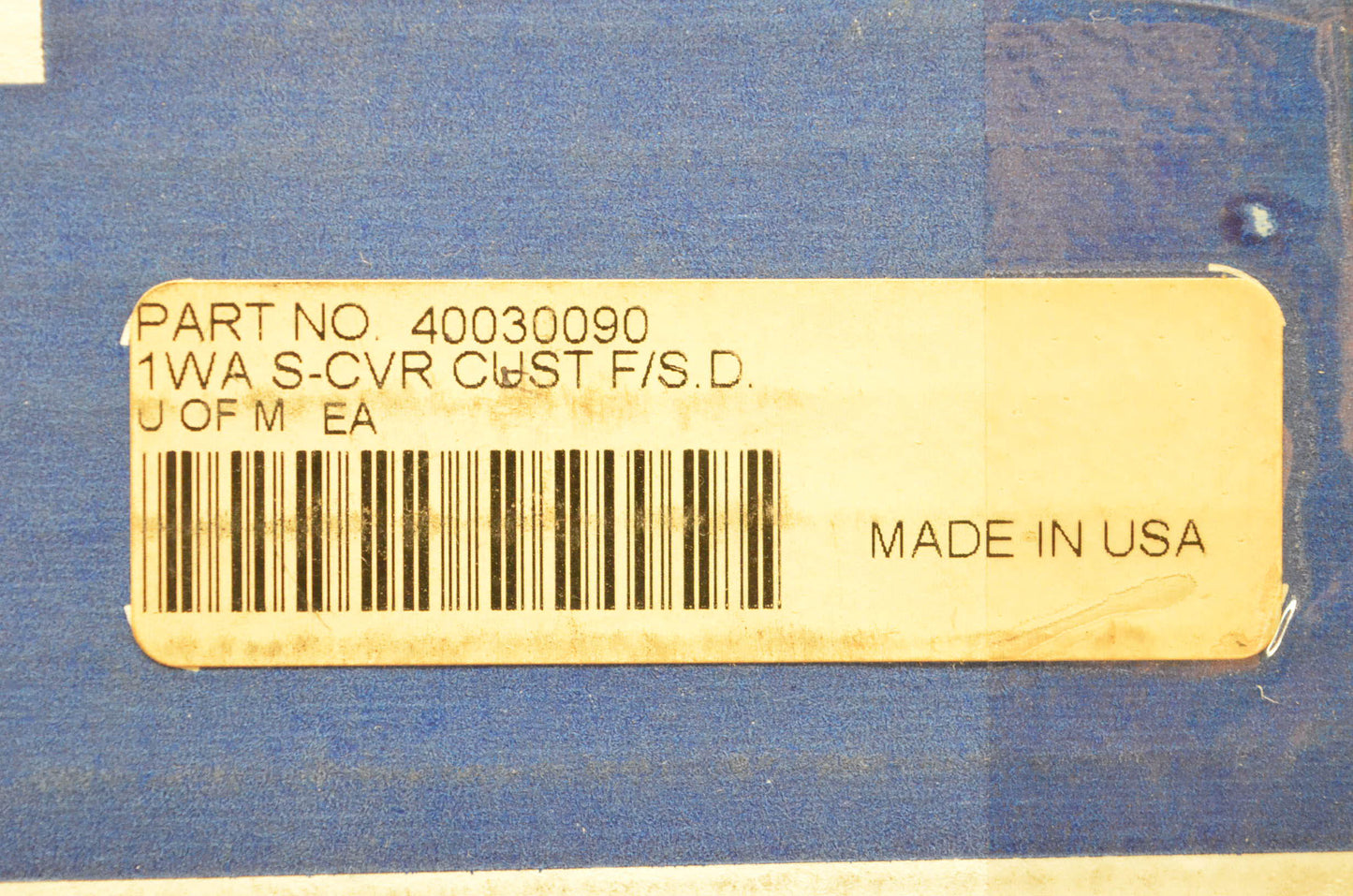 Parts Unlimited 40030090 Snowmobile Cover NOS