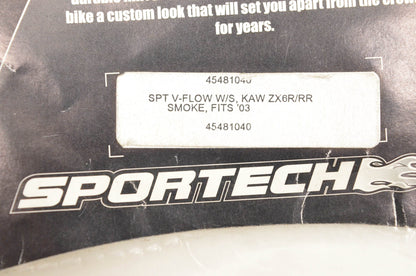 Sportech 45481040 V Flow Smoke Tint Windscreen NOS