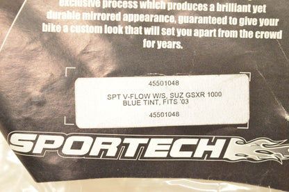 Sportech 45501048 V Flow Blue Tint Windscreen NOS