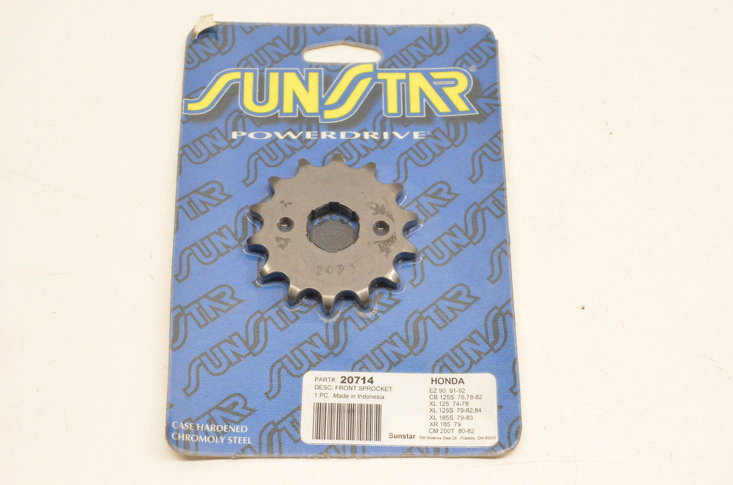 Sunstar 20714 Front Sprocket NOS