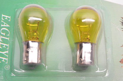 Eagleye Auto Tech S25 S25 BA15S Yellow 12V 32CP Bulbs Qty 2 NOS